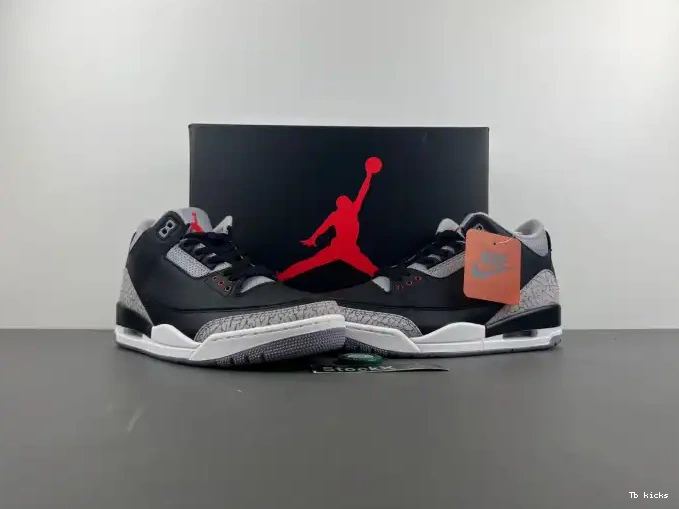 Reps TBK Jordan Cement Black 3 Air DN3707-010 0427